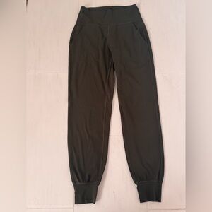 Lululemon size four jersey joggers light wear.